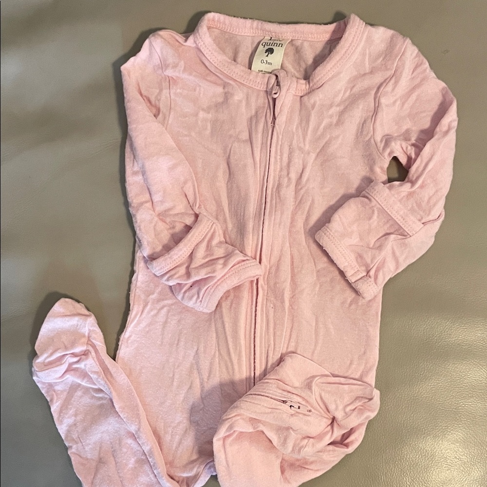 Kate Quinn Pink baby Footie🩷